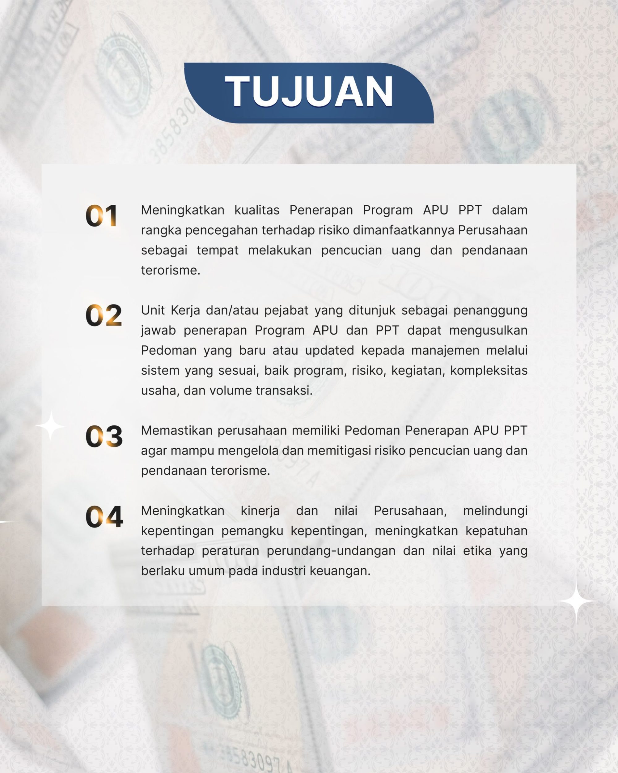 Penyusunan Pedoman Penerapan Program APU-PPT - LPP RMG