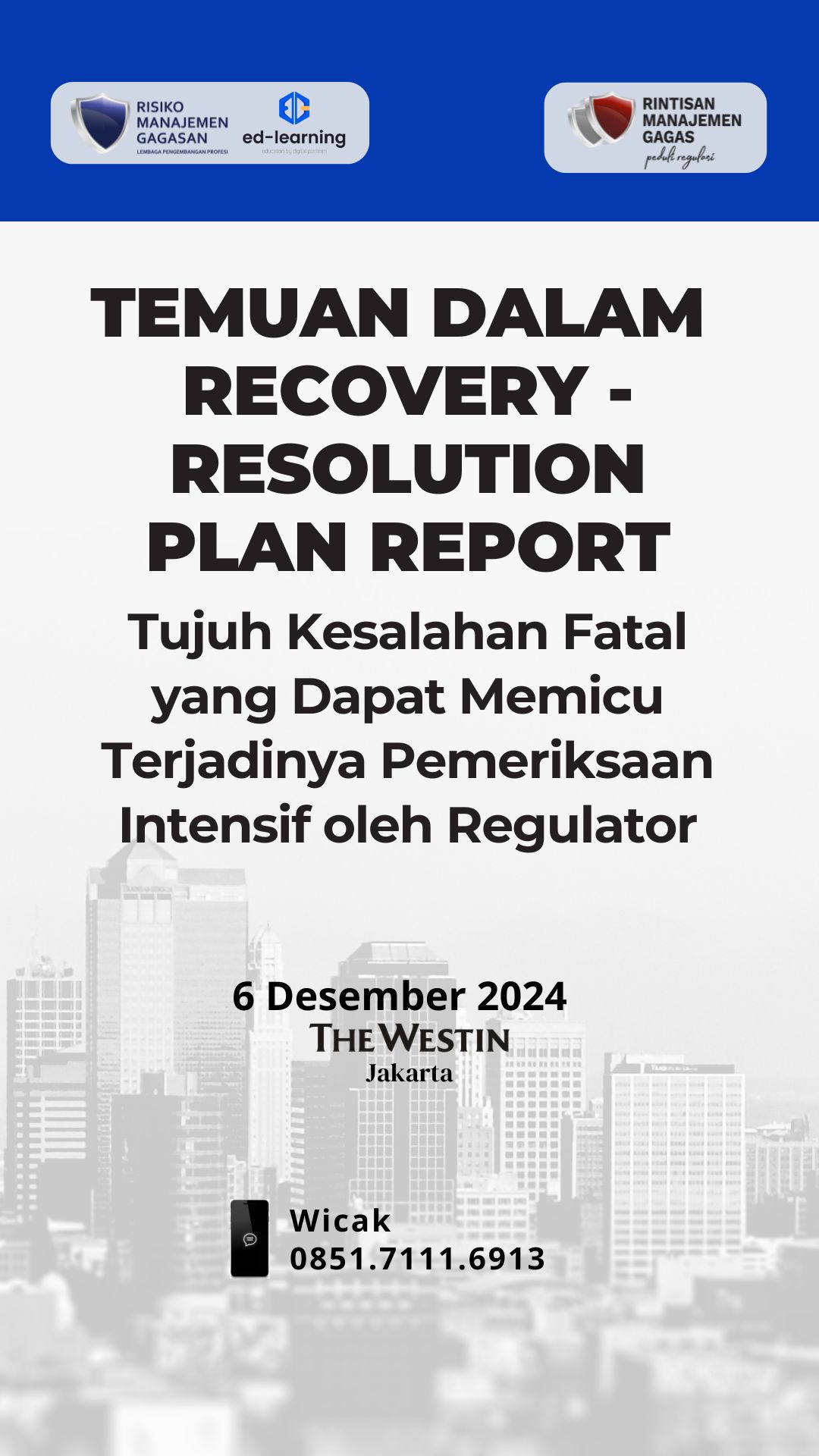 Temuan Dalam Recovery - Resolution Plan